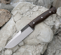 Цельнометаллический нож №2 из стали 110Х18 купить на сайте koval-knife.shop